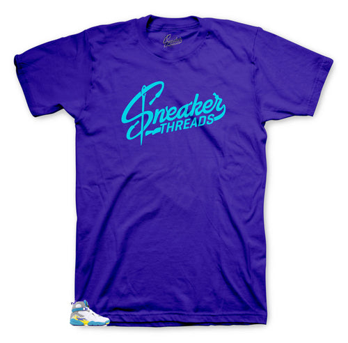 Sneaker Threads best match for Jordan 8 White Aqua tees 