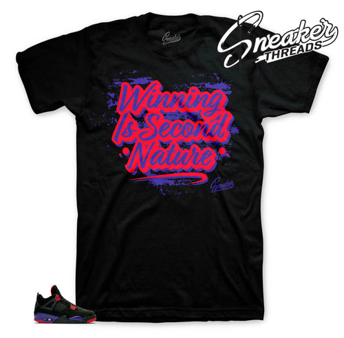 Sneaker tees match Jordan 4 raptor shoes | Raptors 4 tees.