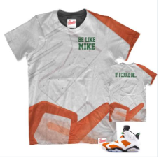 Jordan 6 Like Mike All Over Matching Shirt 