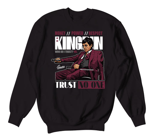 Retro 1 Bordeaux Trust Issues Sweater