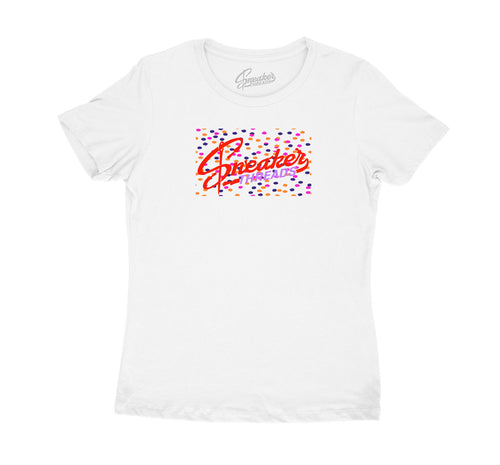 Ladies Shirt Collection matches perfectly with the Jordan 5 Easter shoe collection 