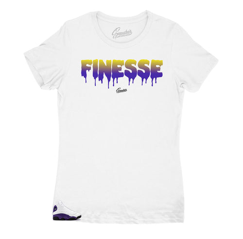 shirts to match perfectly with the Jordan 13 lakers shoe collection