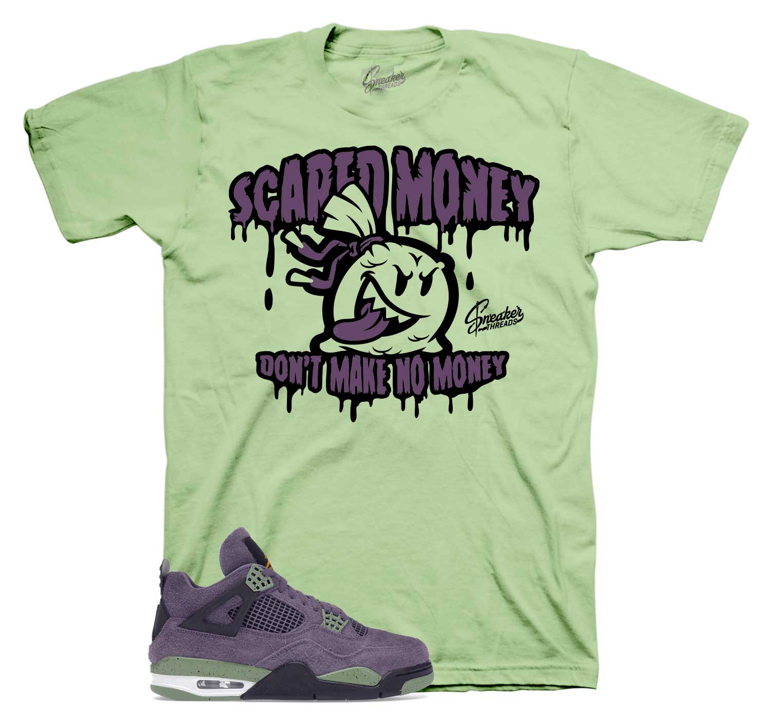 Purple jordan 4 shirt Clearance