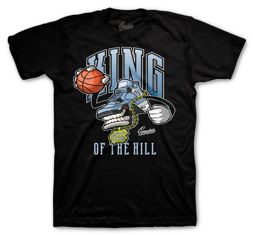 tee collection matching with Jordan 4 uni blue sneaker collection 