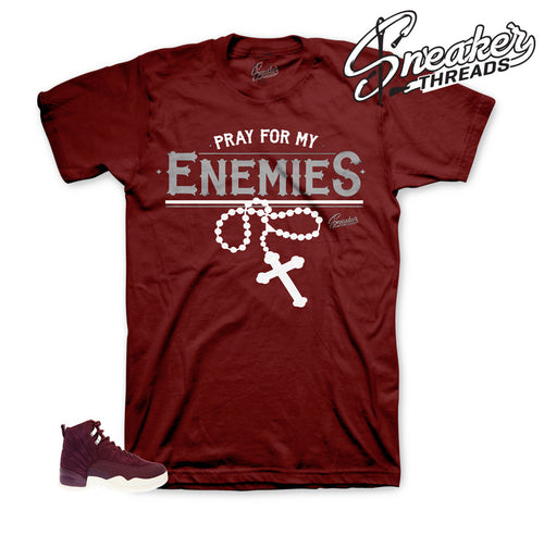 Shirts match Jordan 12 bordeaux retro 12's | Sneaker match shirts.