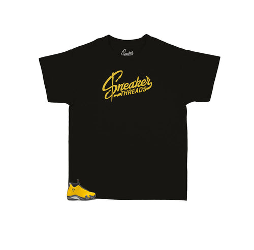 Jordan 14 reverse ferrari sneaker tees match shoes | Kids tees.