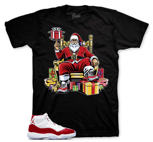 Retro 11 Cherry Santa Wish Shirt