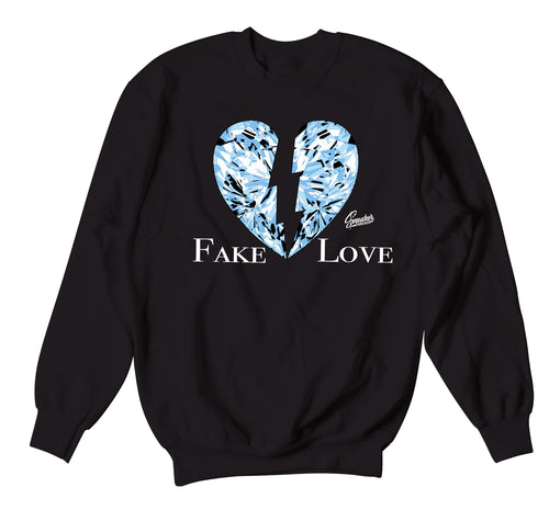 Retro 1 University Blue Love Sweater