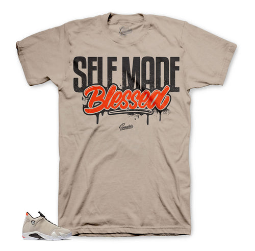 Jordan 14 Desert Sand Self Made Blessed Shirt