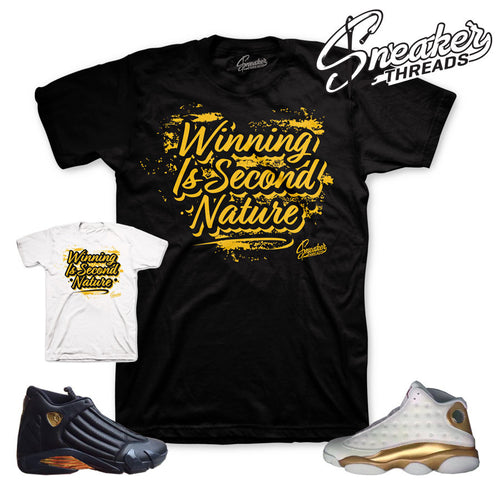 Jordan DMP shirts match retro 13 and 14 sneakers pack.