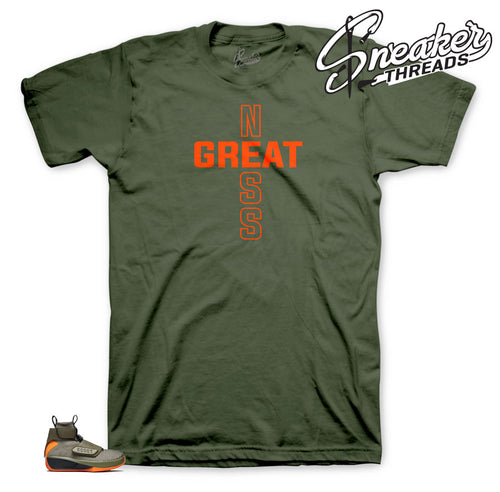 Olive shirts to match with Jordan 20 Flyknit
