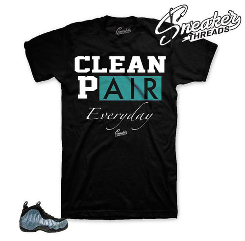 Foam abalone sneaker tees match shoes foamposite aurora green shirts.