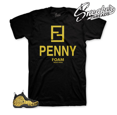 Fomaposite metallic gold shirts | Gold foam father sneaker tees.