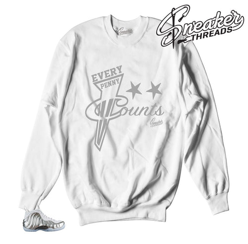 Foampoiste chrome sweater match foam blue tint sweatshirts.