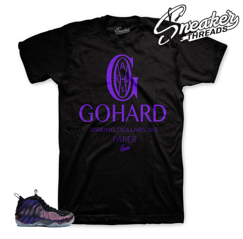 Foamposite eggplant tees match | Foam eggplant clothing