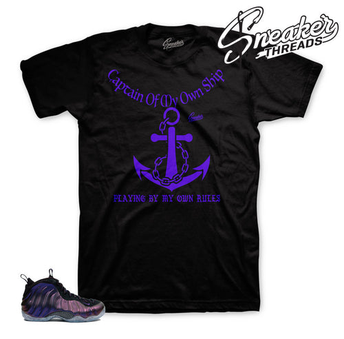 Foamposite eggplant shirts match | Foam sneaker tees.