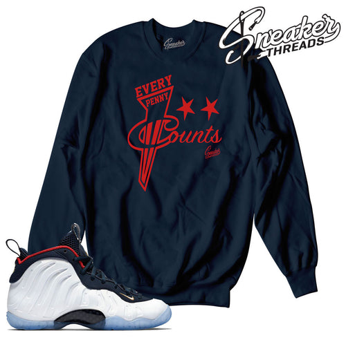 Foamposite olympic sweaters match foam olympic crewnecks.