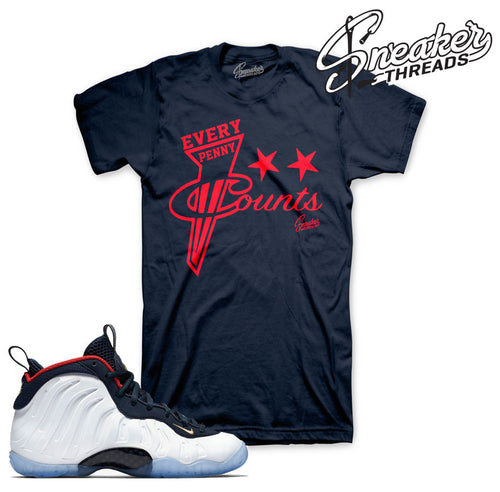 Foamposite olympic shirts match foam olympics sneaker tees.