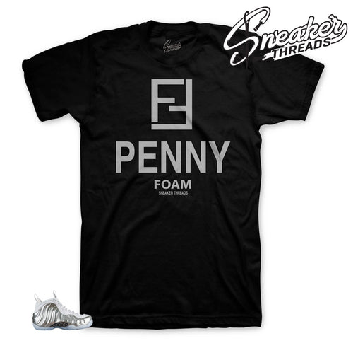 Foam shirts match chrome foamposite shoes.