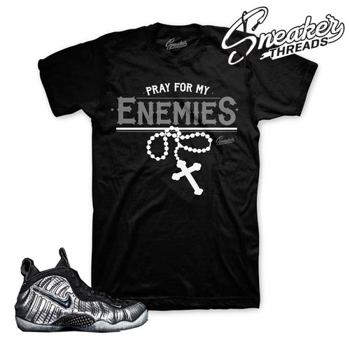 Silver surfer foamposite tees match shoes | Sneaker Shirts