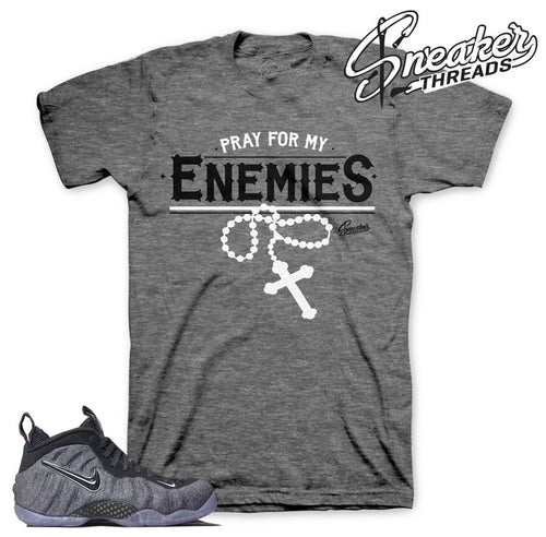 Foamposite tech fleece shirt match foam wool shoes.