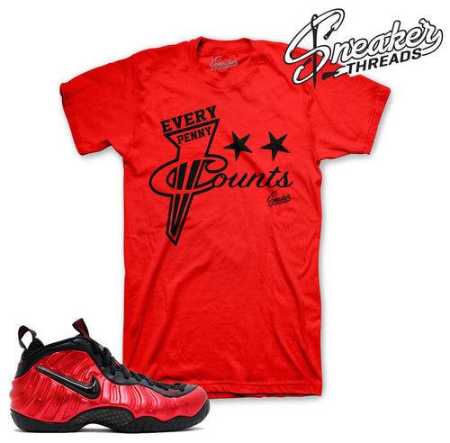Shirts match foamposite university red shoes. Foam sneaker tees.