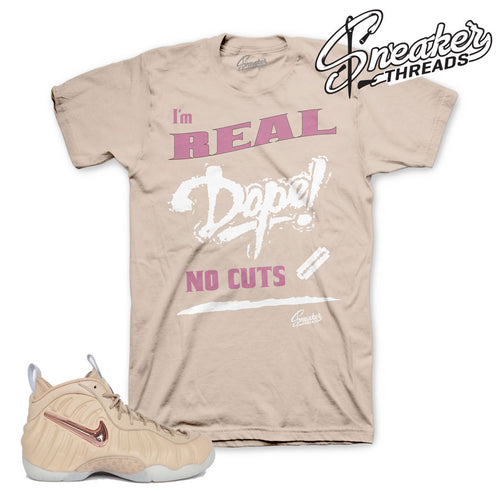 Vachetta tan foamposite tees match 5 decades of basketball.