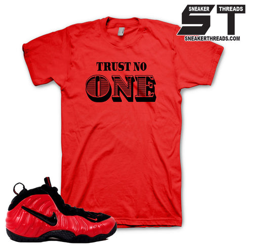 Shirts match foamposite university red shoes. Foam sneaker tees.
