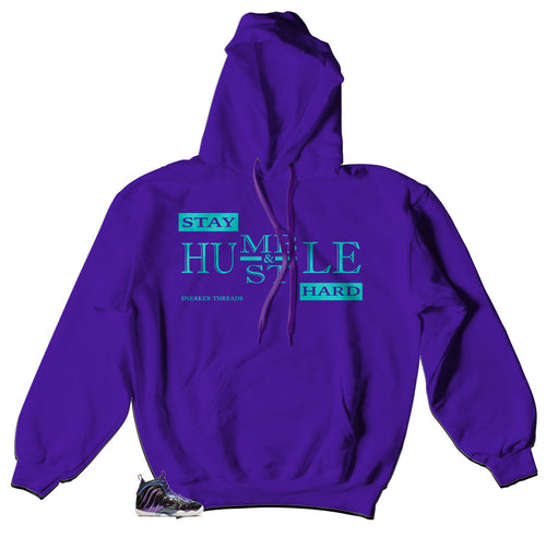 Hoody collection made to match Foamposite iridescent sneaker collection