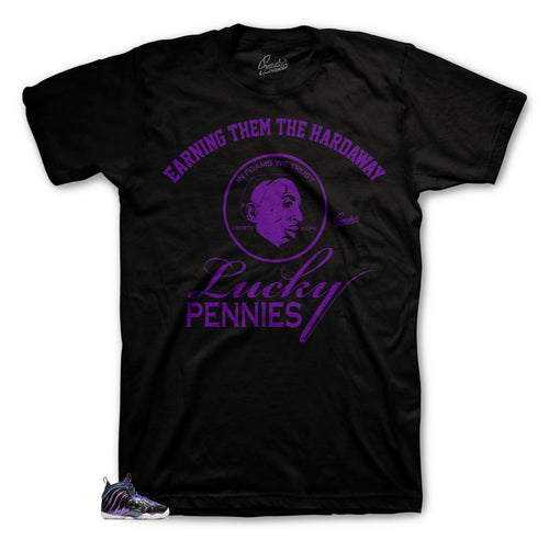 Foamposite Iridescent Ones shoe matching shirts made to match Foamposite iridescent ones 