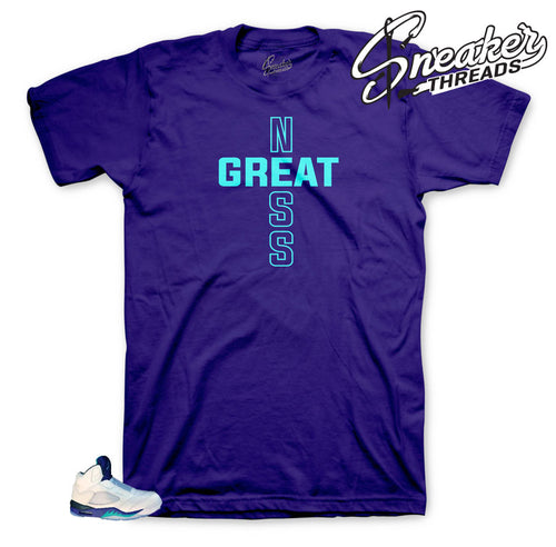 Grape 5's Greatness Cross shirt