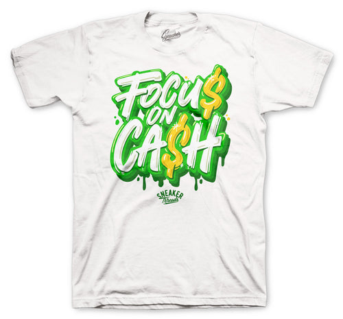 Retro 4 Green Metallic Focus On $ Shirt