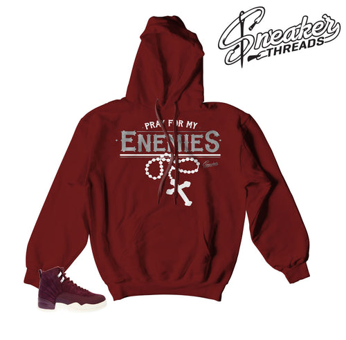 Jordan 12 bordeaux hoodies | Matching retro 12 hoodies and sweaters,