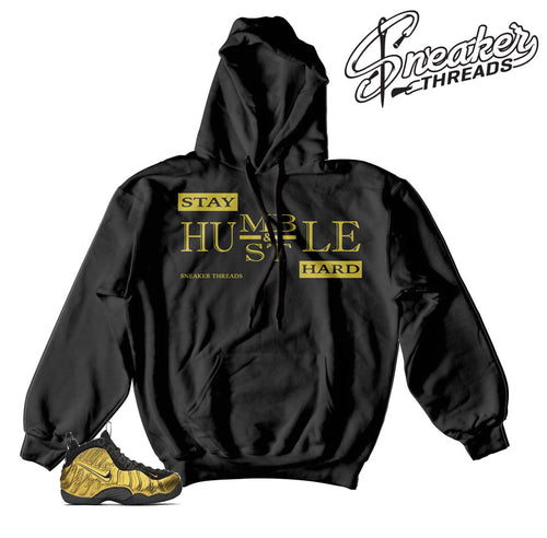 Hoody match foamposite metallic gold | Hoodies for foam shoes