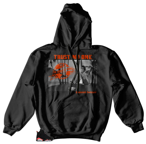 Jordan 6 infrared hoodies | Trust no one sweater.