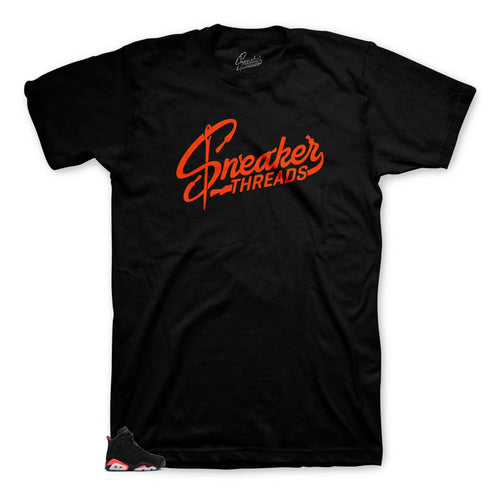 Sneaker tees match Jordan 6 infrared | Sneaker threads infrared.