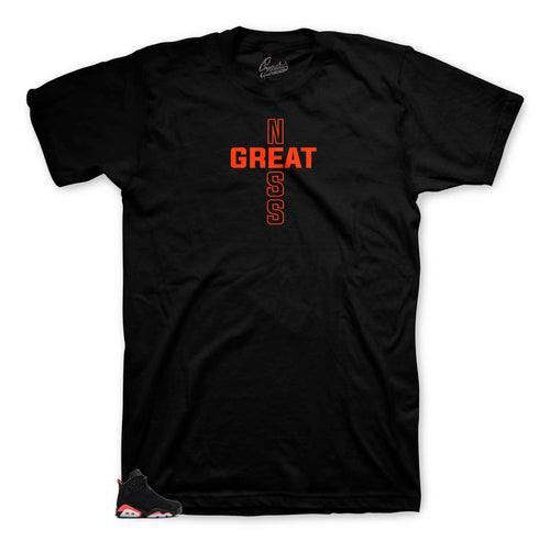 Sneaker tees match Jordan 6 infrared | Living My Best Life.