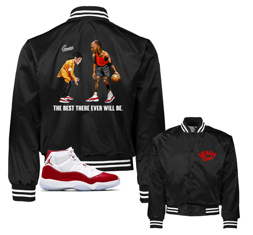 Retro 11 Cherry The Best Satin Jacket