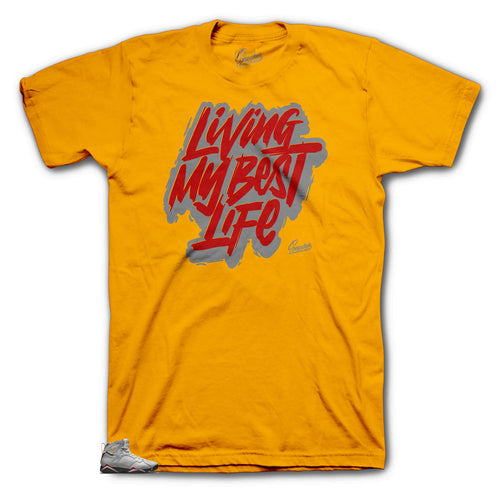 The best clothing to match jordan 7 reflective sneaker tees.