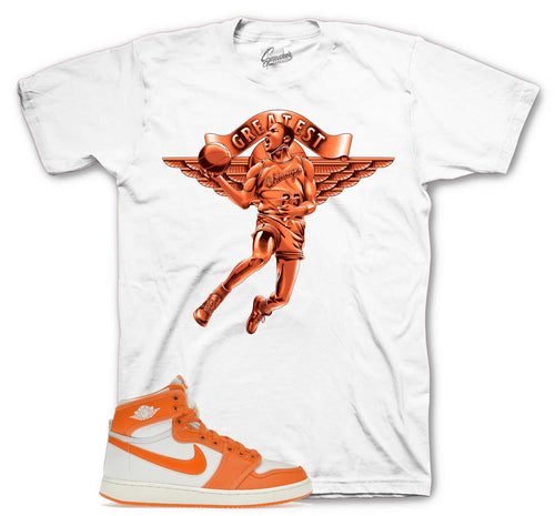Retro 1 AJKO Rush Orange Greatest Shirt