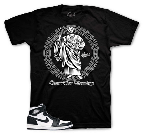 Retro 1 Black White St. Jude Shirt
