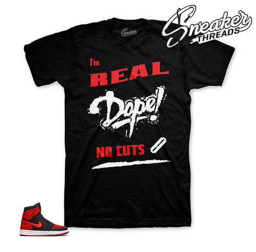 Jordan 1 flyknit tees match | Official retro 1 banned shirts.
