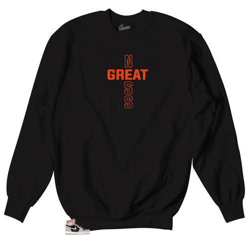 crewneck sweater designed to match Jordan 1 sneaker collection Hyper crimson 