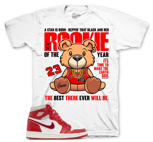 Retro 1 Newstalgia Rookie Bear Shirt