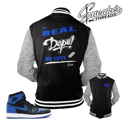 Jordan 1 Royal OG jackets match shoes | Sneaker Tee