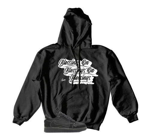 Retro 1 Black Phantom Blessings Hoody