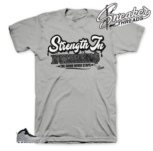 Jordan 10 Smoke Grey Strength Shirt