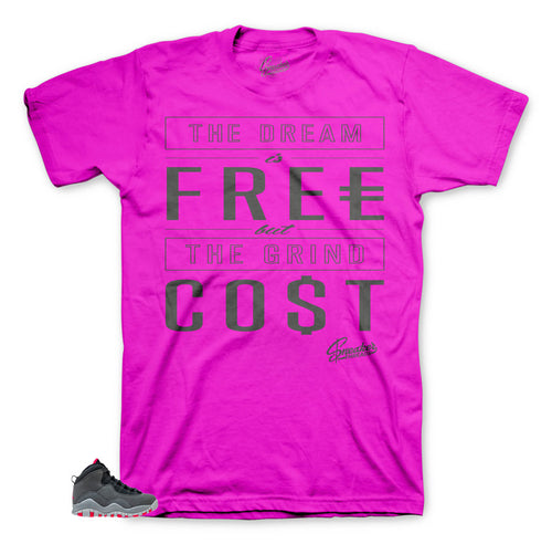 Rush Pink Cost shirts to match | Jordan 10 Rush Pink