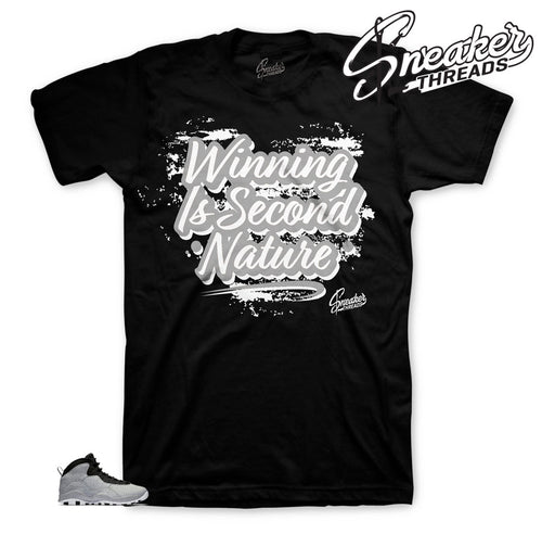 Jordan 10 Cement Second Nature Shirt