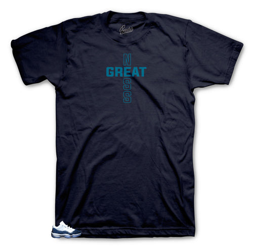 Greatness Cross shirt to match Jordan 11 Snakeskin